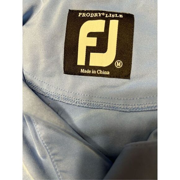 Footjoy Golf Polo Shirt Mens Medium ProDry Lisle Performance FJ - Picture 6 of 9